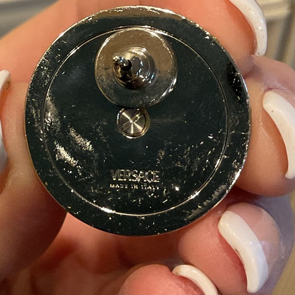 VERSACE CRYSTL ROUND EARRINGS! - Picture 5 of 7